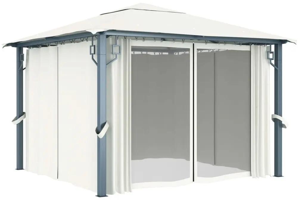 Садовый павильон VidaXL 48042 3x3 (Cream)