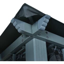 Садовый павильон VidaXL 48043 3x3 (Anthracite) Thumb