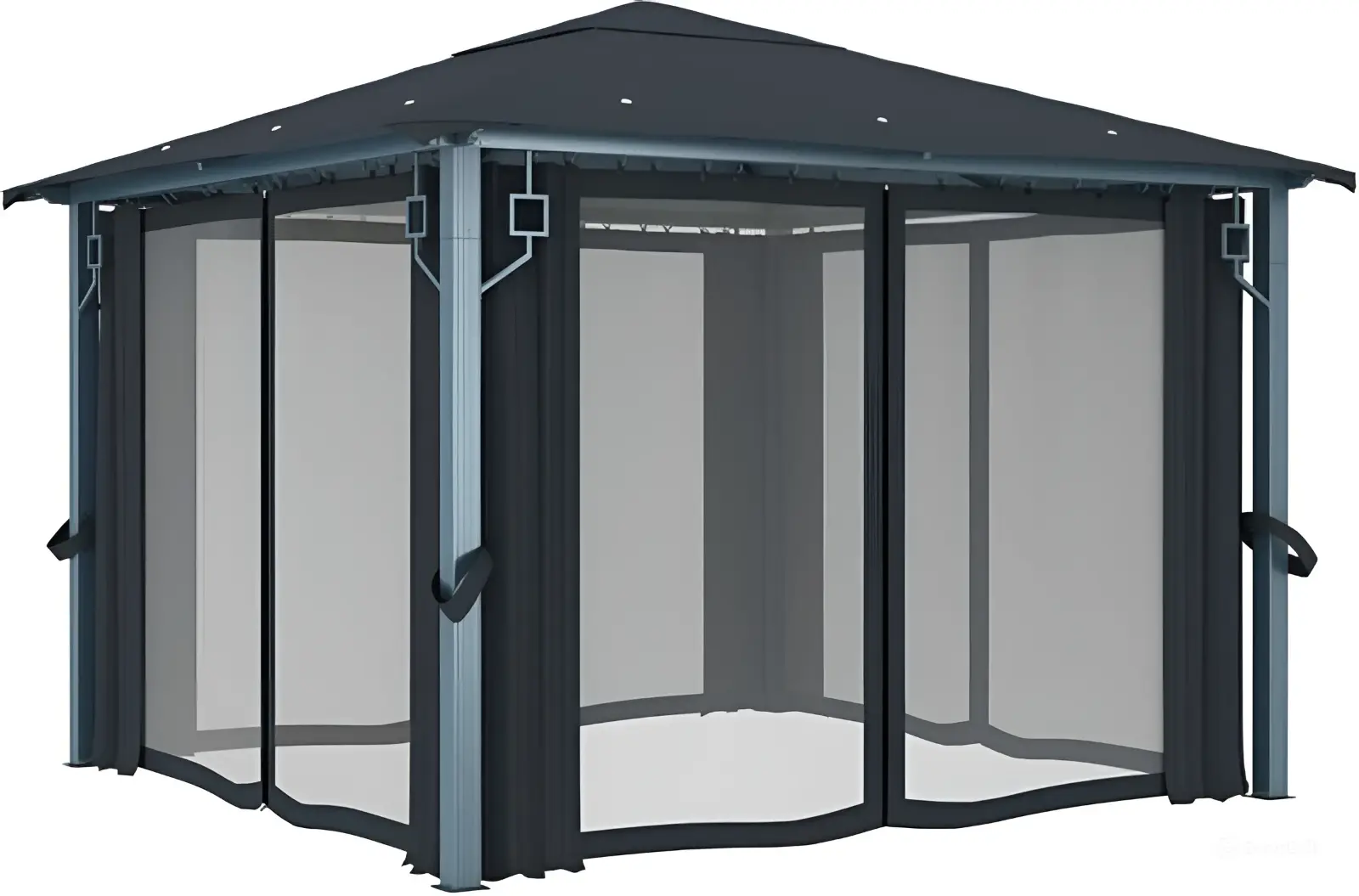 Садовый павильон VidaXL 48043 3x3 (Anthracite)