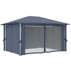 Pavilion de gradina VidaXL 48045 4x3 (Anthracite) Thumb