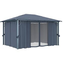 Pavilion de gradina VidaXL 48045 4x3 (Anthracite) Thumb