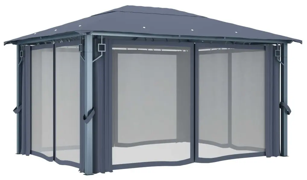 Pavilion de gradina VidaXL 48045 4x3 (Anthracite) - 6