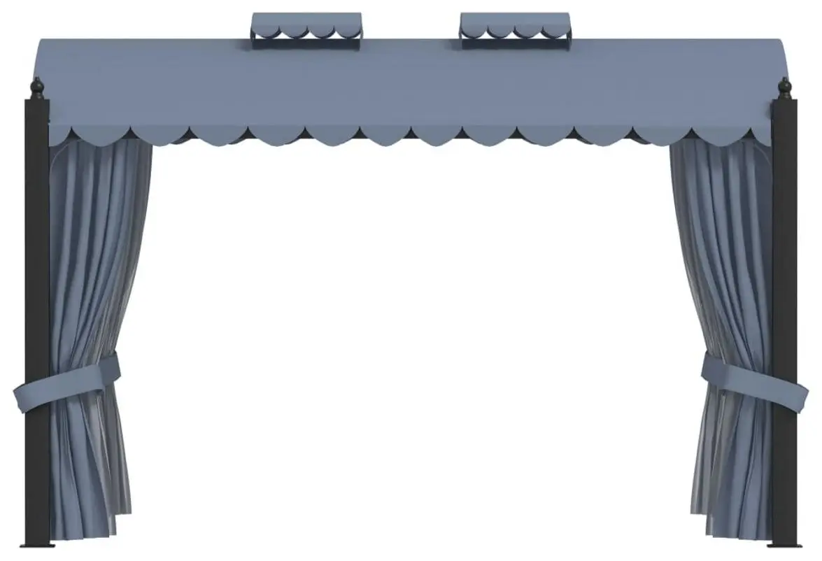 Садовый павильон VidaXL 48056 3x4 (Anthracite)