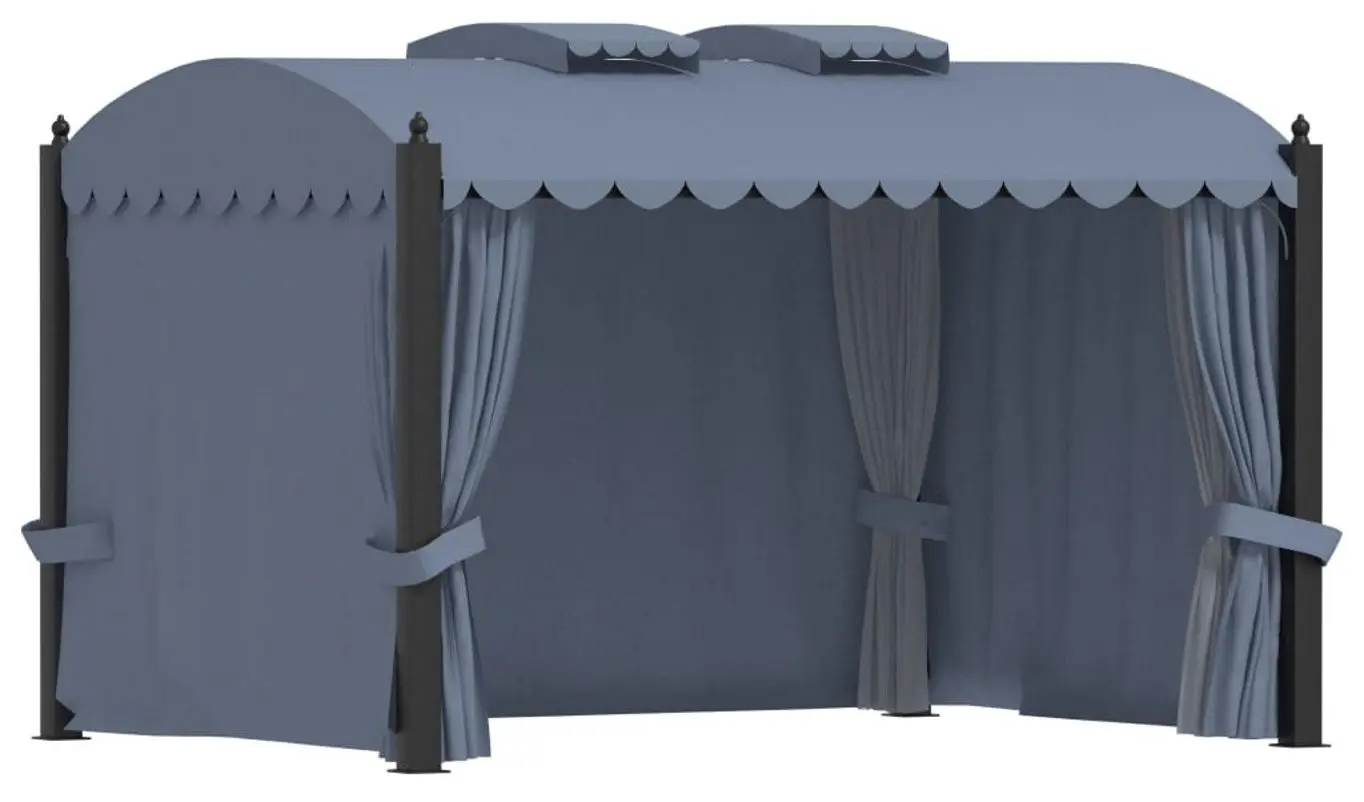 Садовый павильон VidaXL 48056 3x4 (Anthracite)