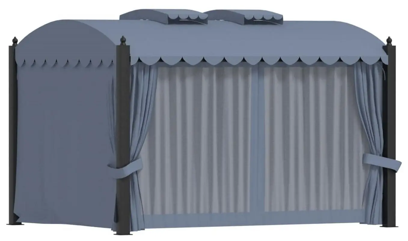 Садовый павильон VidaXL 48056 3x4 (Anthracite)