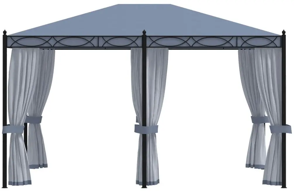 Садовый павильон VidaXL 48057 3x4 (Anthracite)