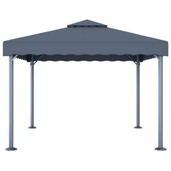 Pavilion de gradina VidaXL 48059 3x3 (Anthracite) Thumb