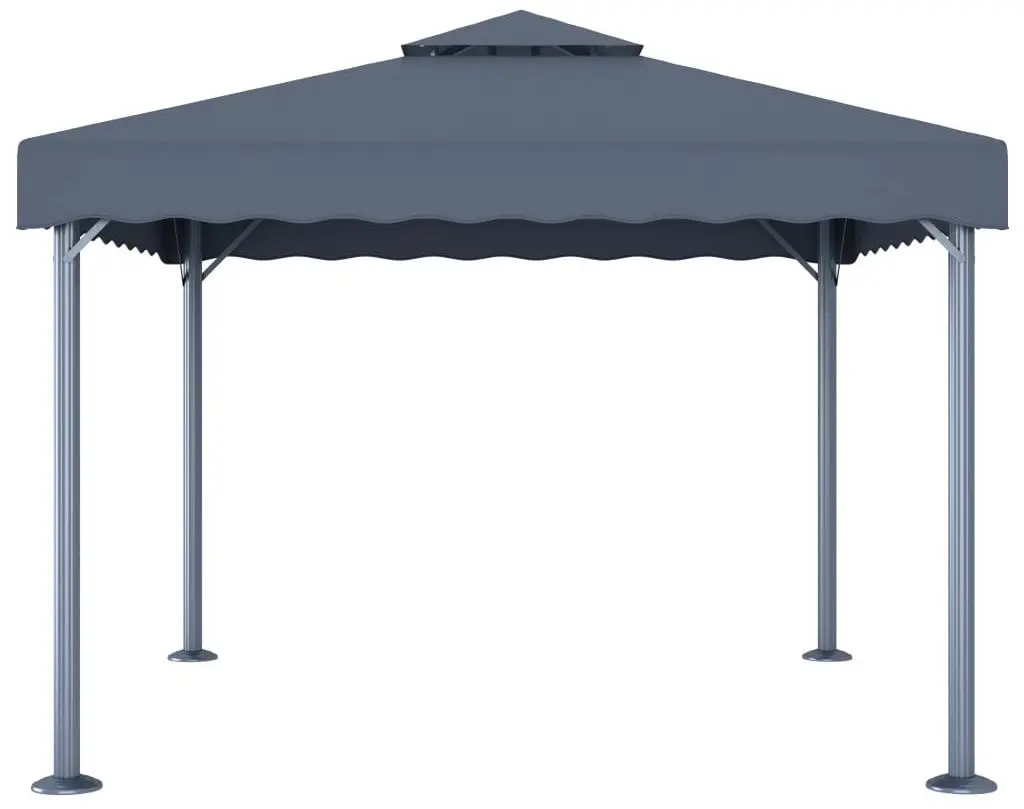 Pavilion de gradina VidaXL 48059 3x3 (Anthracite) - 2