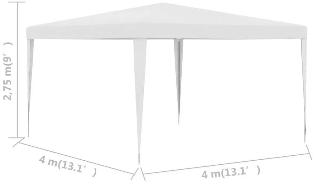 Садовый павильон VidaXL 48498 (White) - 5