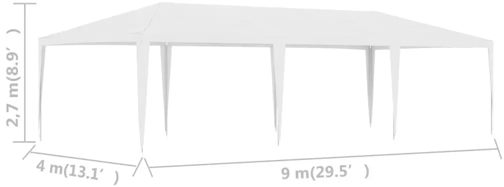 Садовый павильон VidaXL 48500 (White) - 6