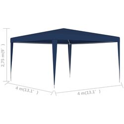 Садовый павильон VidaXL 48503 (Blue) Thumb