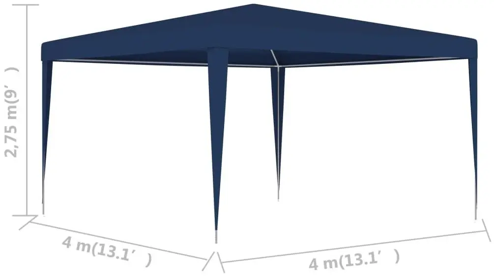 Садовый павильон VidaXL 48503 (Blue) - 6