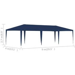 Pavilion de gradina VidaXL 48505 (Blue) Thumb