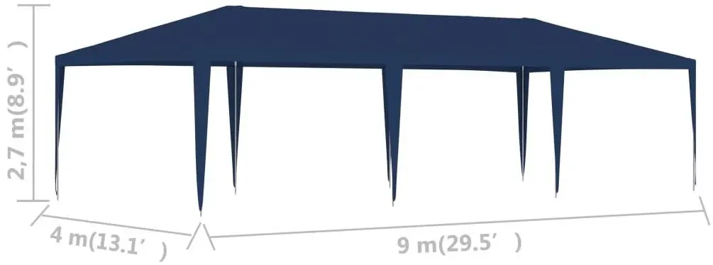 Pavilion de gradina VidaXL 48505 (Blue) - 6