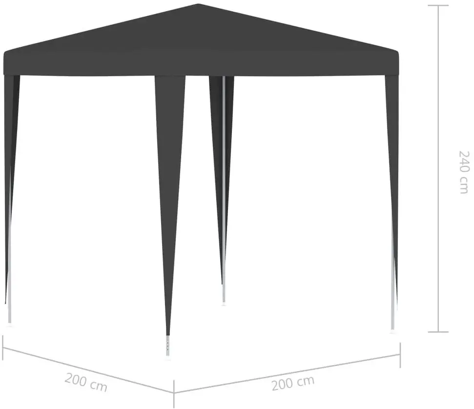 Pavilion de gradina VidaXL 48506 (Anthracite) - 2