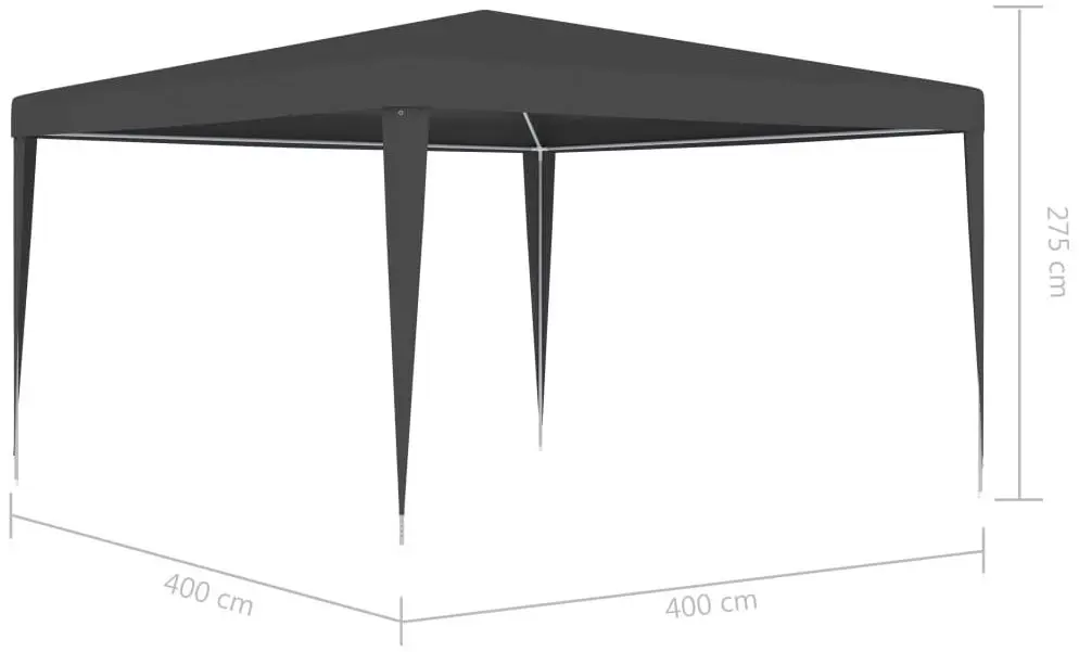 Pavilion de gradina VidaXL 48508 4x4 (Anthracite)