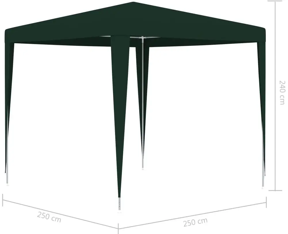 Садовый павильон VidaXL 48512 2.5x2.5 (Green) - 5