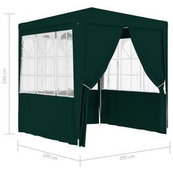 Pavilion de gradina VidaXL 48532 2x2 (Green) Thumb