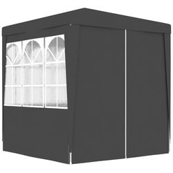 Pavilion de gradina VidaXL 48533 2.5x2.5 (Anthracite) Thumb