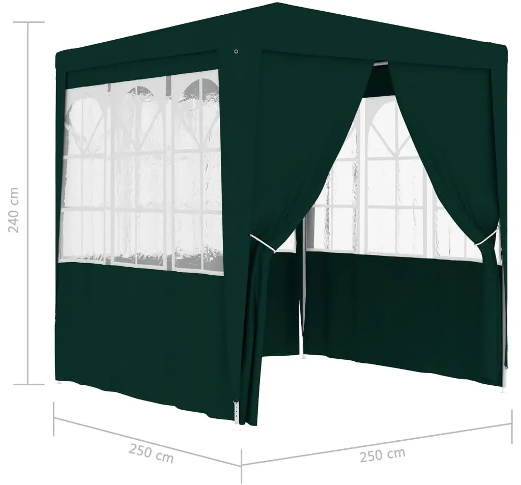Pavilion de gradina VidaXL 48534 2.5x2.5 (Green)