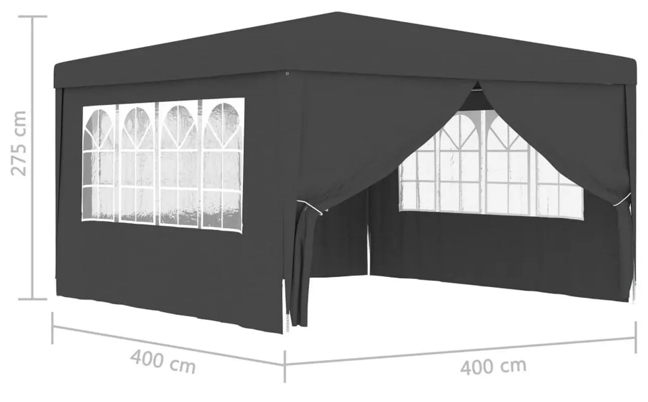 Pavilion de gradina VidaXL 48535 4x4 (Anthracite)