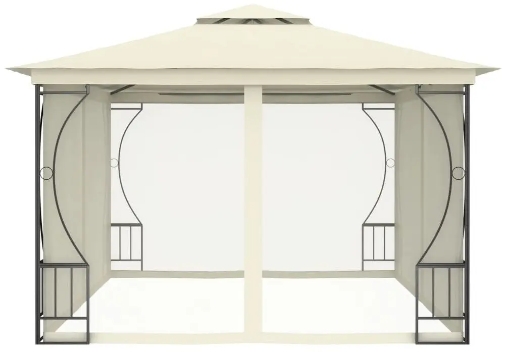 Садовый павильон VidaXL 48596 3x4 (Cream)