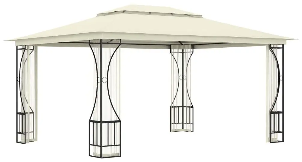 Садовый павильон VidaXL 48596 3x4 (Cream)