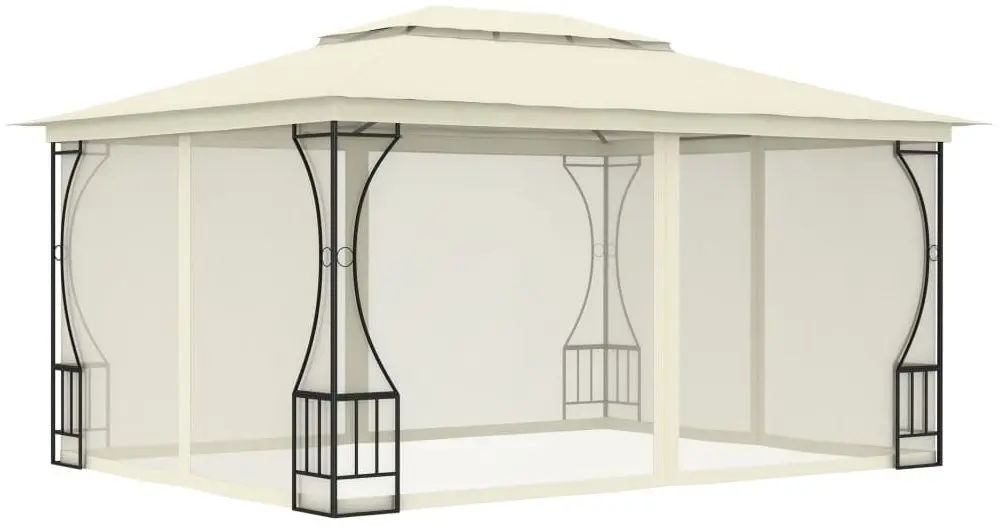 Садовый павильон VidaXL 48596 3x4 (Cream)