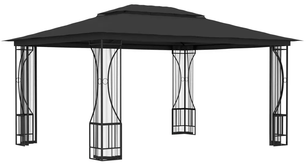 Садовый павильон VidaXL 48598 3x4 (Anthracite)