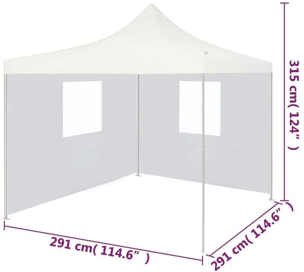 Pavilion de gradina VidaXL 48862 3x3 (White)