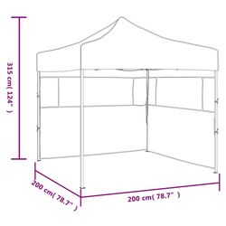 Pavilion de gradina VidaXL 48881 2x2 (Cream) Thumb