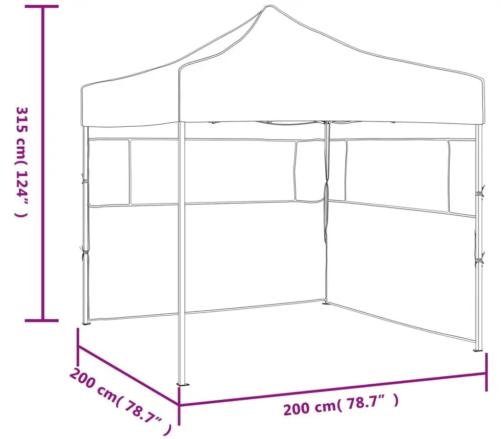 Pavilion de gradina VidaXL 48881 2x2 (Cream) - 5