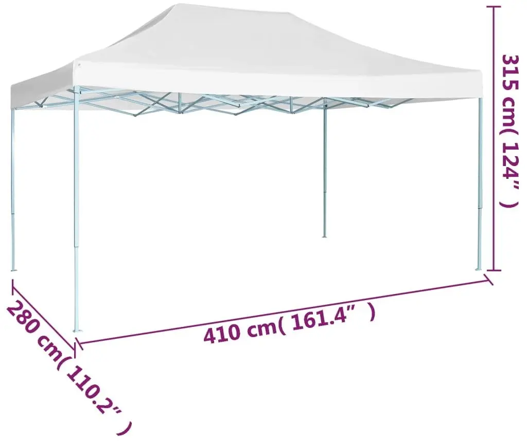 Pavilion de gradina VidaXL 48898 3x4 (White) - 5