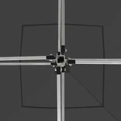 Pavilion de gradina VidaXL 48927 2x2 (Anthracite) Thumb