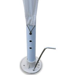 Pavilion de gradina VidaXL 90338 3x9 (White) Thumb