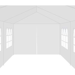 Садовый павильон VidaXL 91429 3x12 (White) Thumb