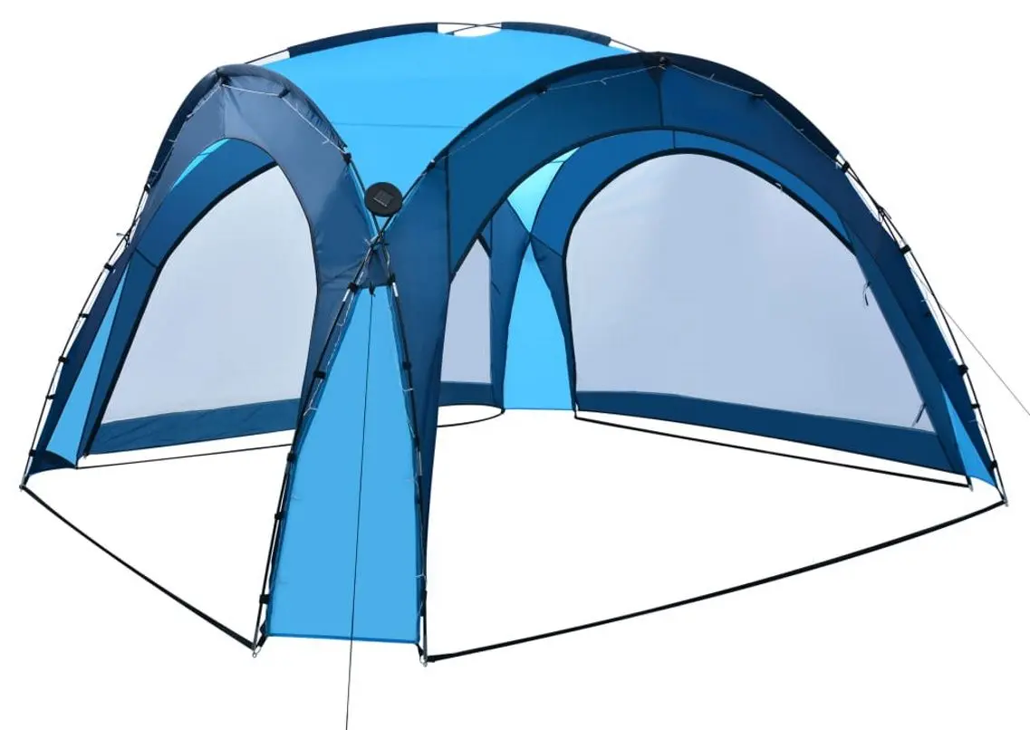Pavilion de gradina VidaXL 92236 3.6x3.6 (Blue)