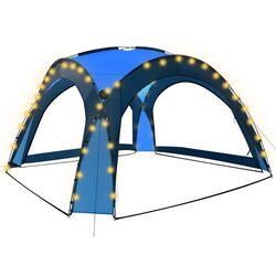 Pavilion de gradina VidaXL 92236 3.6x3.6 (Blue)