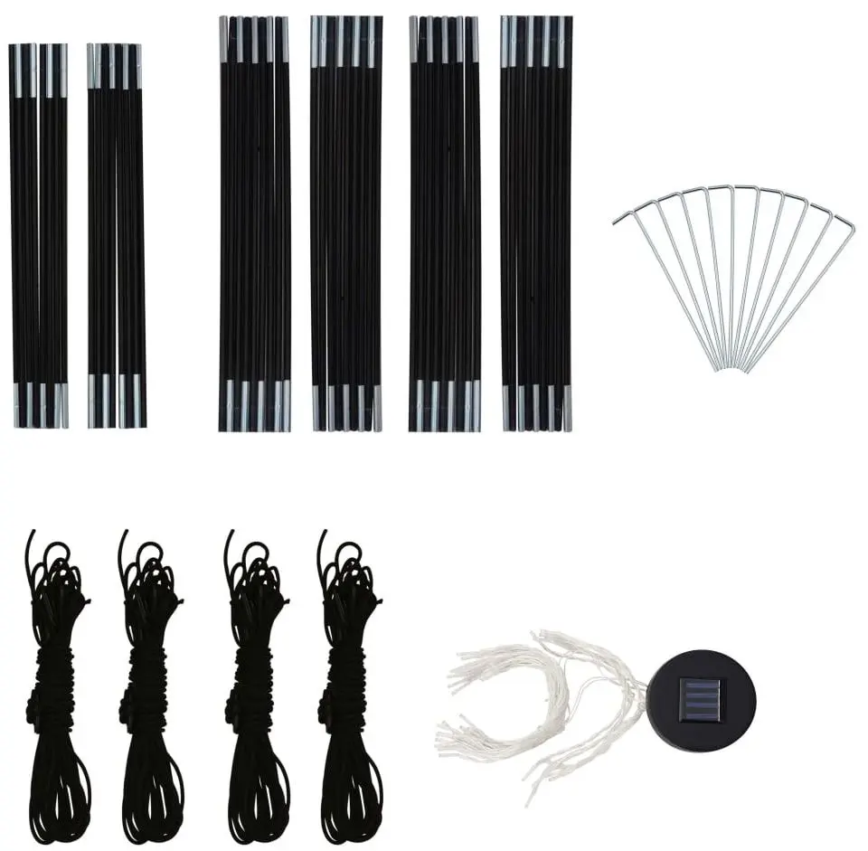 Pavilion de gradina VidaXL 92237 3.6x3.6 (Green)