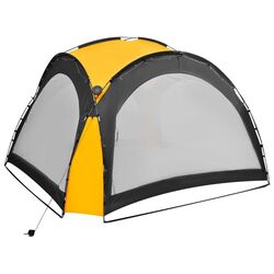 Pavilion de gradina VidaXL 92238 3.6x3.6 (Yellow/Grey) Thumb