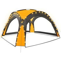 Pavilion de gradina VidaXL 92238 3.6x3.6 (Yellow/Grey)