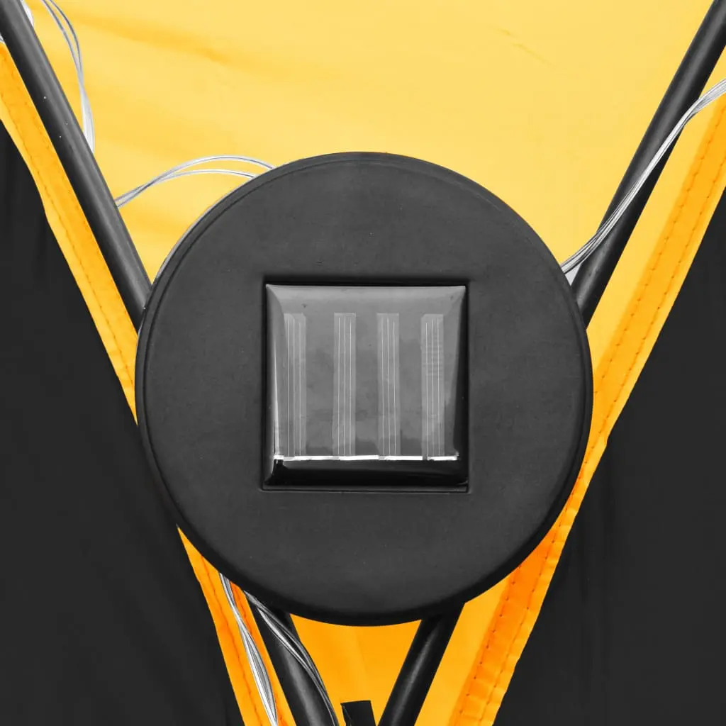 Pavilion de gradina VidaXL 92238 3.6x3.6 (Yellow/Grey)