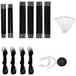 Pavilion de gradina VidaXL 92238 3.6x3.6 (Yellow/Grey) Thumb