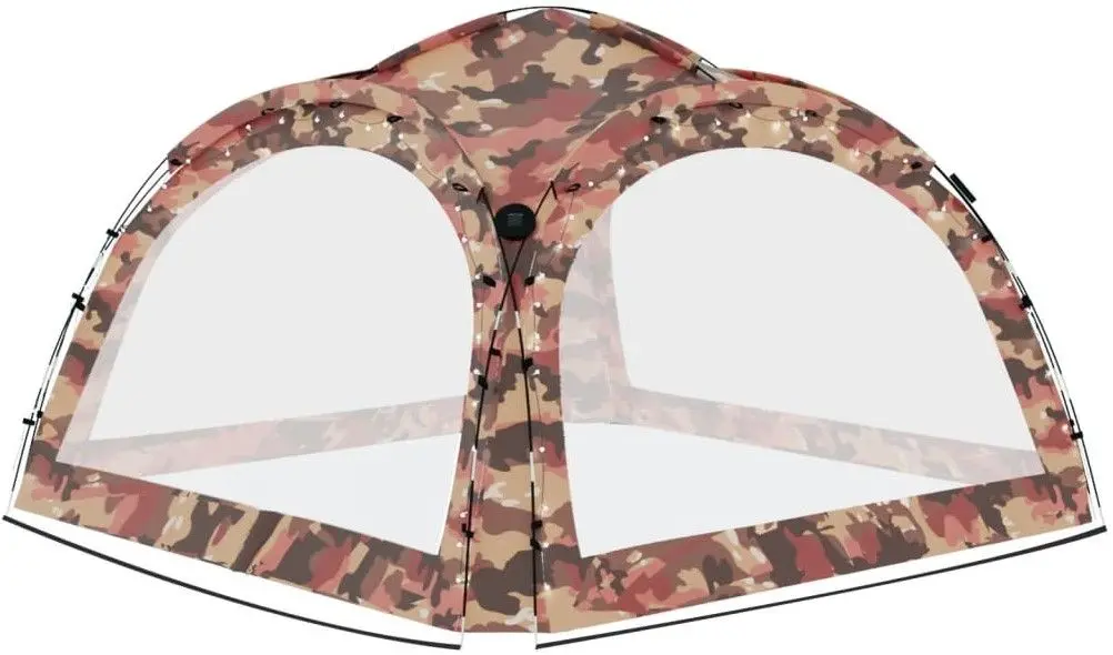 Pavilion de gradina VidaXL 93078 3.6x3.6 (Camouflage)