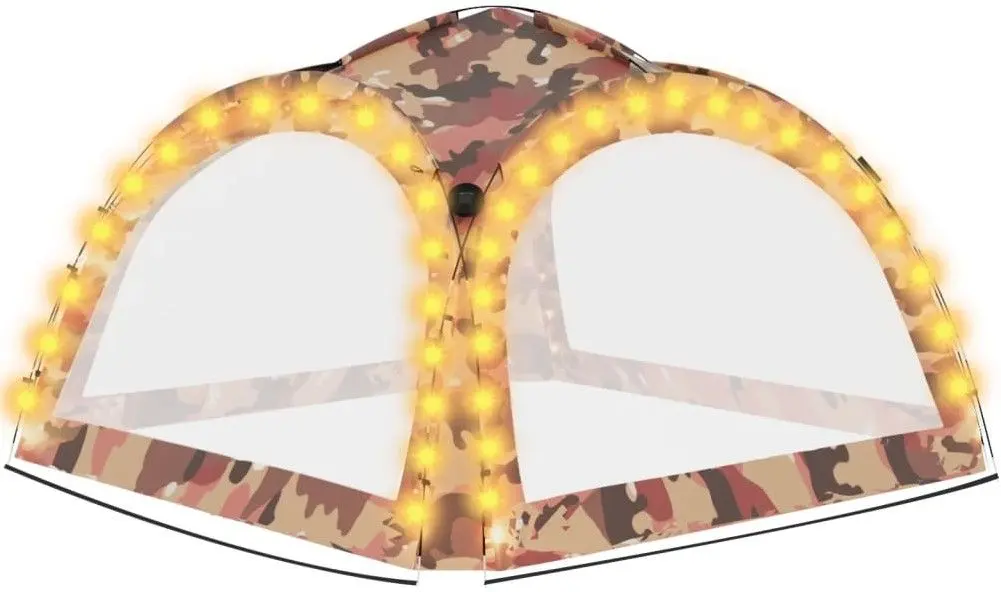 Pavilion de gradina VidaXL 93078 3.6x3.6 (Camouflage)