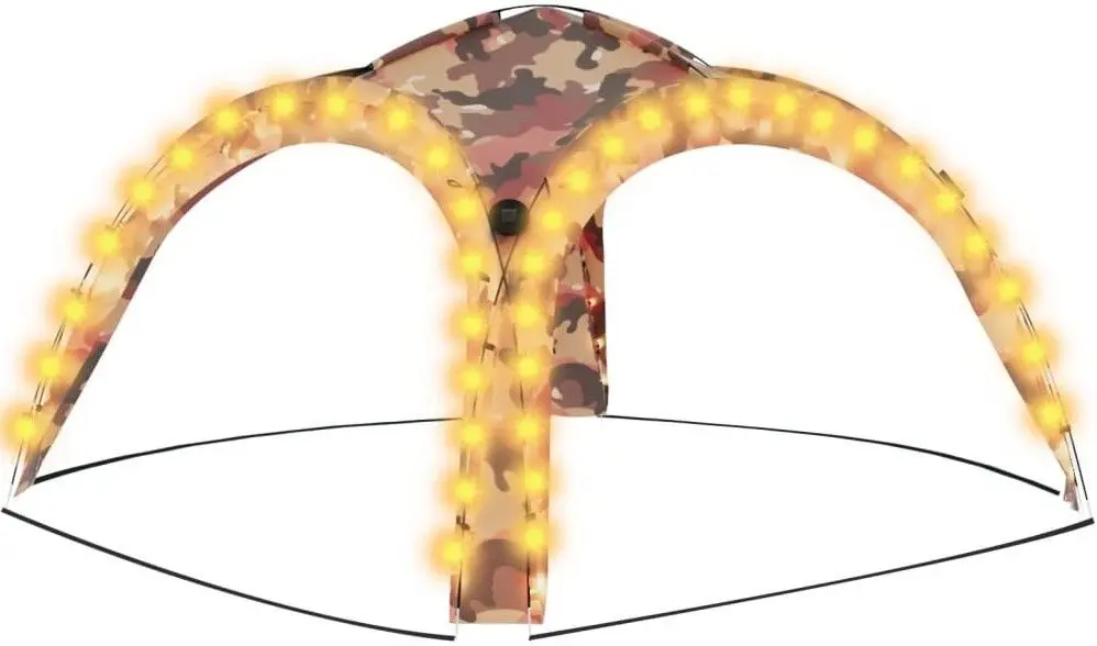 Pavilion de gradina VidaXL 93078 3.6x3.6 (Camouflage)