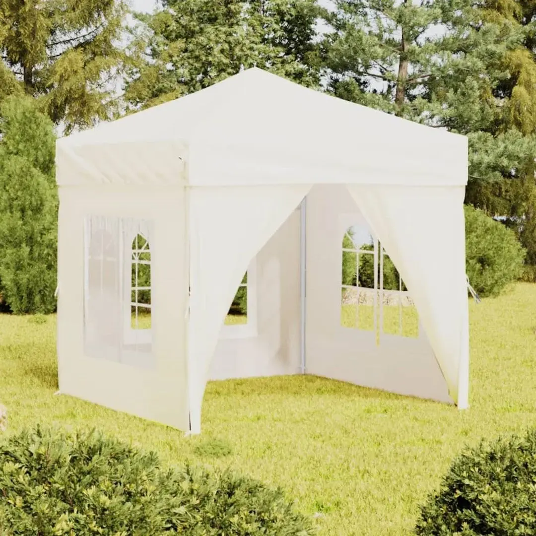 Pavilion de gradina VidaXL 93501 2x2 (Cream)