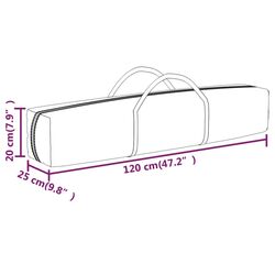 Pavilion de gradina VidaXL 93501 2x2 (Cream) Thumb