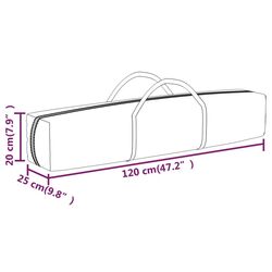 Pavilion de gradina VidaXL 93502 2x2 (Anthracite) Thumb