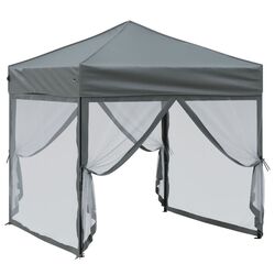 Pavilion de gradina VidaXL 93509 2x2 (Anthracite) Thumb